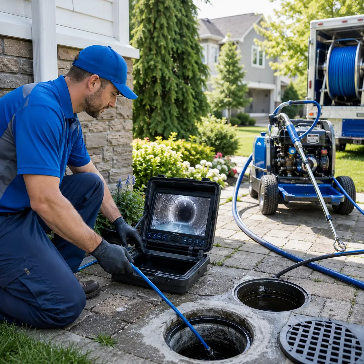 Outdoor drain cleaning professionals serving Persia, IA