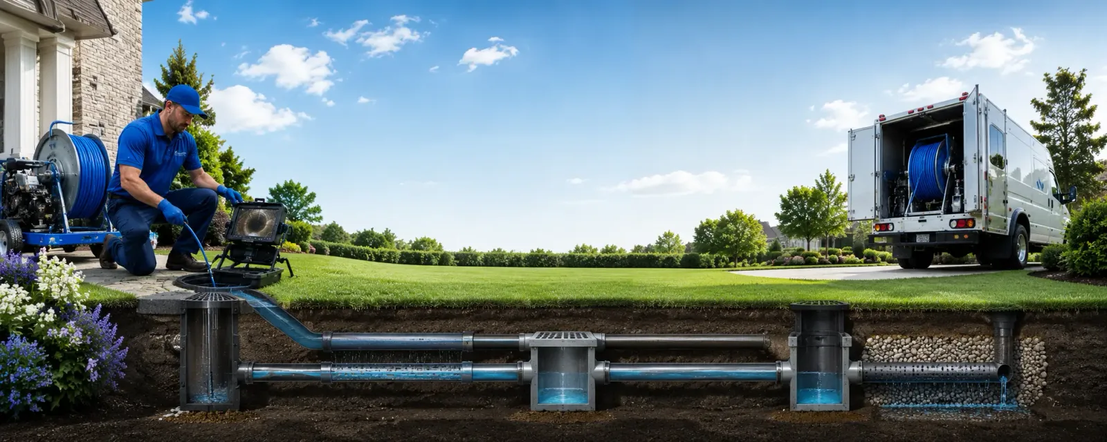 Outdoor drain cleaning information for Persia, IA